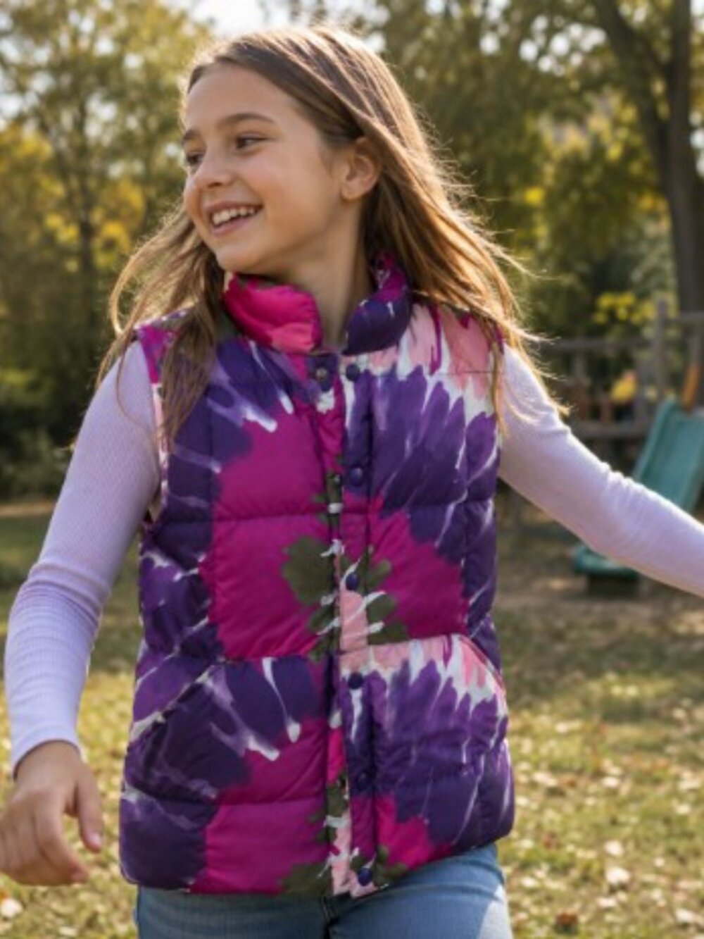 Lands' End Girls Size M 10-12 vest